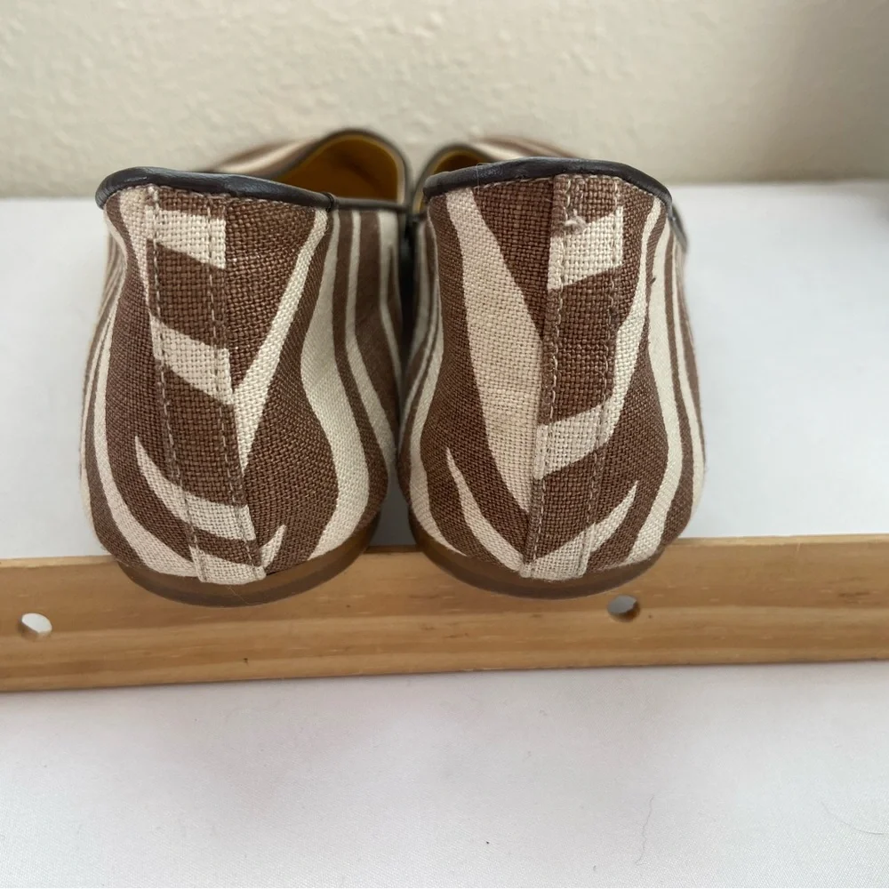 J. Crew zebra print flats
